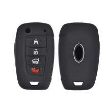 Button silicone car key housing jacket